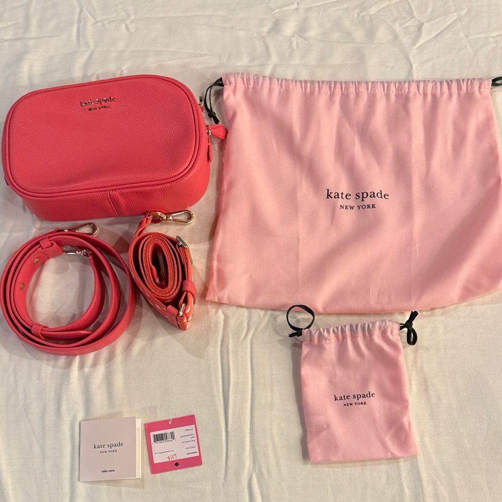 Kate Spade Coral Crossbody Set